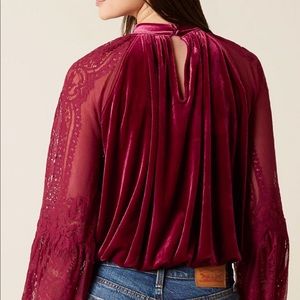 Velvet top